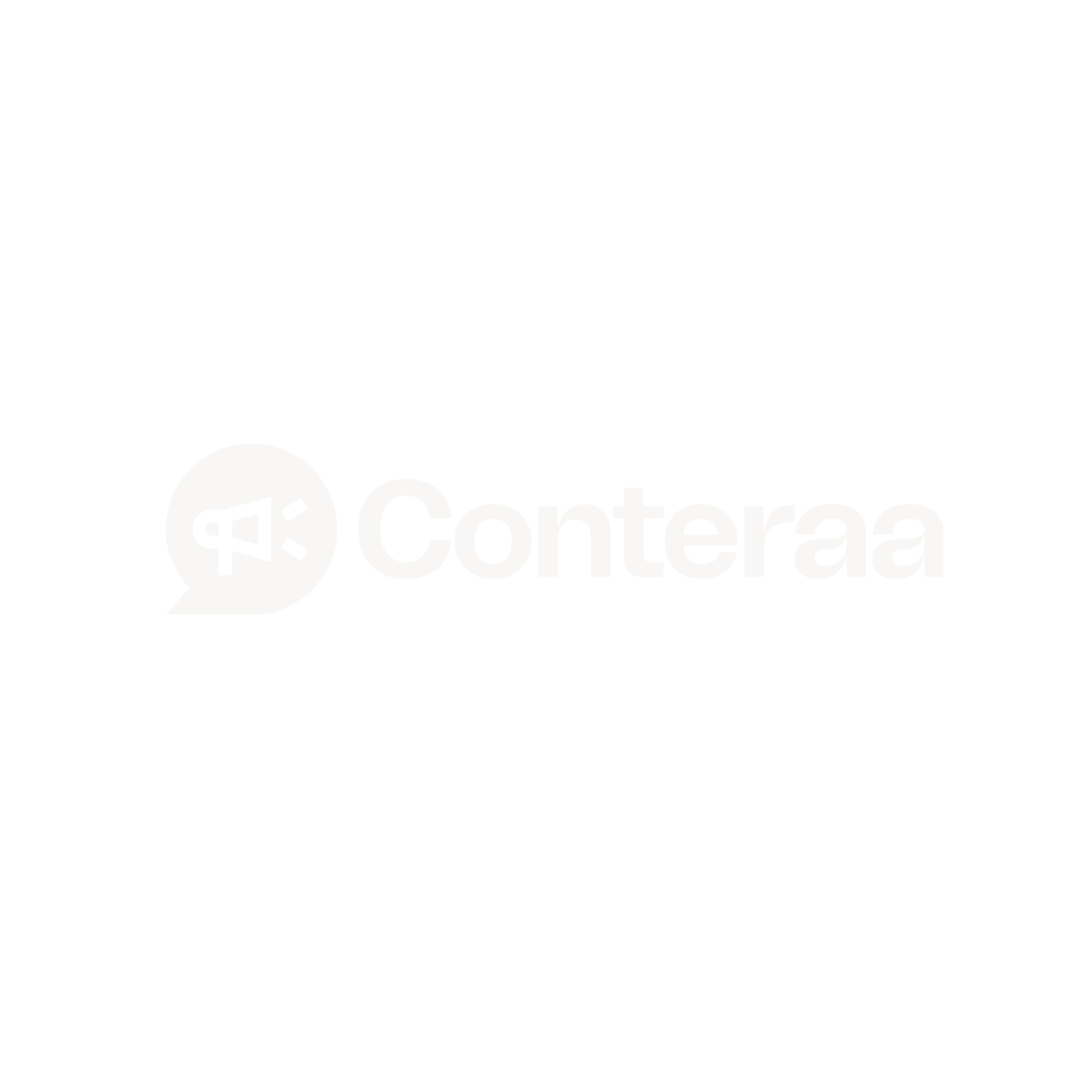 Black background with white logo and text reading 'Conteraa'.